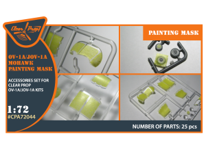Shop 1/72 OV-1 A/JOV-1A Mohawk for CP kit painting mask "yellow kabuki paper" Scale Plastic Models and Accessories. Resin Parts. Clear Prop Models Online Store