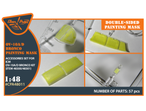 Shop 1/48 OV-10 A/D Bronko double-sided painting mask for ICM kit (48300/48301) "yellow kabuki paper" Scale Plastic Models and Accessories. Resin Parts. Clear Prop Models Online Store