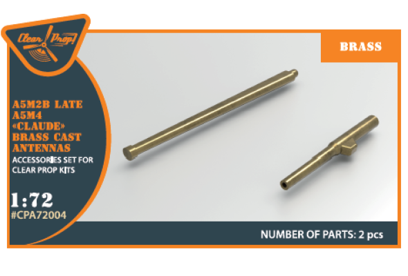 Shop 1/72 A5M Claude (late version) brass cast antennas Scale Plastic Models and Accessories. Resin Parts. Clear Prop Models Online Store