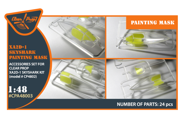 Shop 1/48 XA2D-1 Skyshark painting mask from "yellow kabuki paper" Scale Plastic Models and Accessories. Resin Parts. Clear Prop Models Online Store