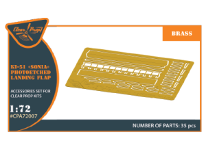Shop 1/72 Ki-51 Sonia (all versions) PE landing flaps Scale Plastic Models and Accessories. Resin Parts. Clear Prop Models Online Store
