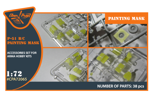 Shop 1/72 P-51B/C Mustang painting mask for Arma Hobby kits "yellow kabuki paper" Scale Plastic Models and Accessories. Resin Parts. Clear Prop Models Online Store