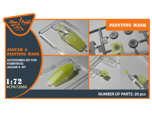 Shop 1/72 Jaguar A painting mask for Hobby Boss kit "yellow kabuki paper" Scale Plastic Models and Accessories. Resin Parts. Clear Prop Models Online Store