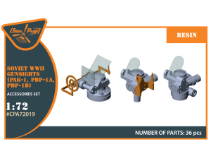 Shop 1/72 Soviet WWII gun sights (PAK-1, PBP-1A, PBP-1B) Scale Plastic Models and Accessories. Resin Parts. Clear Prop Models Online Store