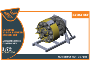 Shop 1/72 Gloster E28/39 Pioneer engine set Scale Plastic Models and Accessories. Resin Parts. Clear Prop Models Online Store