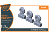 Shop 1/72 Gloster E28/39 Pioneer wheel set Scale Plastic Models and Accessories. Resin Parts. Clear Prop Models Online Store