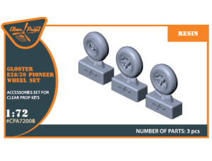 Shop 1/72 Gloster E28/39 Pioneer wheel set Scale Plastic Models and Accessories. Resin Parts. Clear Prop Models Online Store
