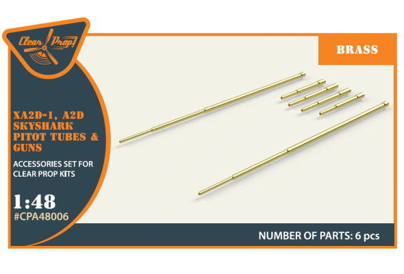 Shop 1/48 XA2D-1, A2D Skyshark Pitot Tubes and guns Scale Plastic Models and Accessories. Resin Parts. Clear Prop Models Online Store