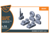Shop 1/72 La-5 (early version) wheel set Scale Plastic Models and Accessories. Resin Parts. Clear Prop Models Online Store