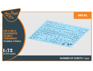 Shop 1/72 UH-2/SH-2 Seasprite (early version) technical stencils Scale Plastic Models and Accessories. Resin Parts. Clear Prop Models Online Store
