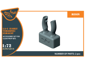 Shop 1/72 La-5 (early version) resin exhaust Scale Plastic Models and Accessories. Resin Parts. Clear Prop Models Online Store