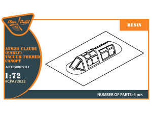 Shop 1/72 A5M2B Claude (early version) vacuum formed canopy Scale Plastic Models and Accessories. Resin Parts. Clear Prop Models Online Store