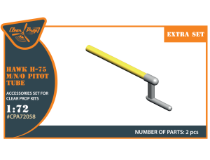Shop 1/72 Hawk H-75 M/N/O Pitot tube Scale Plastic Models and Accessories. Resin Parts. Clear Prop Models Online Store