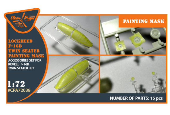 Shop 1/72 F-16B/D twin seater for REVELL kit painting mask "yellow kabuki paper" Scale Plastic Models and Accessories. Resin Parts. Clear Prop Models Online Store