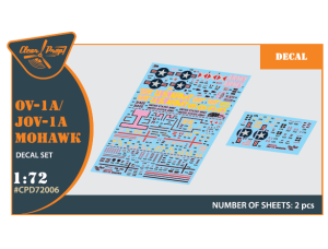 Shop 1/72 OV-1 A/JOV-1A Mohawk decal set Scale Plastic Models and Accessories. Resin Parts. Clear Prop Models Online Store