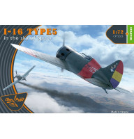 Shop 1/72 I-16 TYPE 5 (in the sky of Spain) Scale Plastic Models and Accessories. Resin Parts. Clear Prop Models Online Store