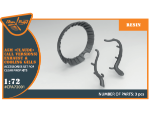 Shop 1/72 A5M Claude (all versions) resin exhaust & cooling gills Scale Plastic Models and Accessories. Resin Parts. Clear Prop Models Online Store