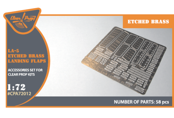 Shop 1/72 La-5 (all versions) PE landing flaps Scale Plastic Models and Accessories. Resin Parts. Clear Prop Models Online Store