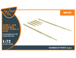 Shop 1/72 XA2D-1, A2D Skyshark Pitot Tubes and guns Scale Plastic Models and Accessories. Resin Parts. Clear Prop Models Online Store