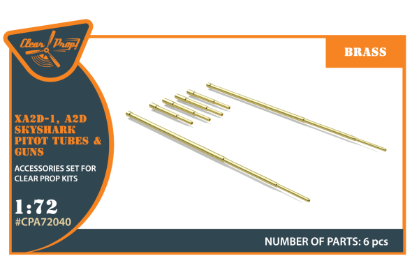 Shop 1/72 XA2D-1, A2D Skyshark Pitot Tubes and guns Scale Plastic Models and Accessories. Resin Parts. Clear Prop Models Online Store