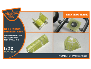 Shop 1/72 Ki-51 Sonia (all versions) painting mask made from "yellow kabuki paper" Scale Plastic Models and Accessories. Resin Parts. Clear Prop Models Online Store