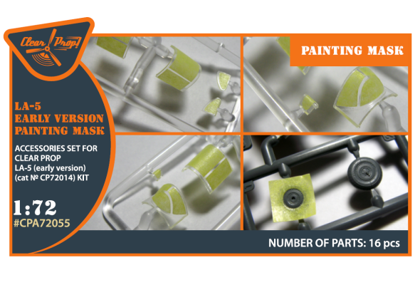 Shop 1/72 La-5 (early version) painting mask for CP kit "yellow kabuki paper" Scale Plastic Models and Accessories. Resin Parts. Clear Prop Models Online Store