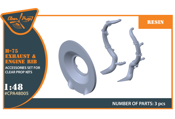 Shop 1/48 Hawk H-75 M/N/O resin exhaust for CP kit Scale Plastic Models and Accessories. Resin Parts. Clear Prop Models Online Store