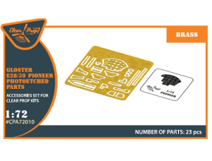 Shop 1/72 Gloster E28/39 Pioneer PE parts interior Scale Plastic Models and Accessories. Resin Parts. Clear Prop Models Online Store