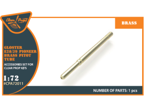 Shop 1/72 Gloster E28/39 Pioneer brass pitot tube Scale Plastic Models and Accessories. Resin Parts. Clear Prop Models Online Store