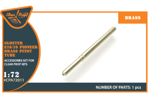 Shop 1/72 Gloster E28/39 Pioneer brass pitot tube Scale Plastic Models and Accessories. Resin Parts. Clear Prop Models Online Store