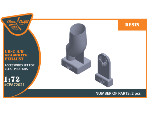 Shop 1/72 UH-2 A/B Seasprite resin exhaust Scale Plastic Models and Accessories. Resin Parts. Clear Prop Models Online Store