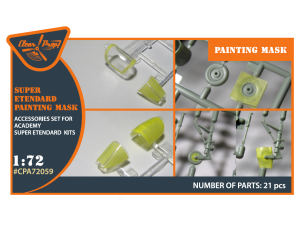 Shop 1/72 Super Etendard painting mask for Academy kit "yellow kabuki paper" Scale Plastic Models and Accessories. Resin Parts. Clear Prop Models Online Store