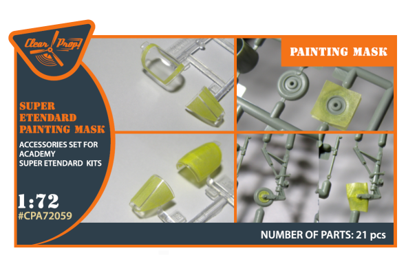Shop 1/72 Super Etendard painting mask for Academy kit "yellow kabuki paper" Scale Plastic Models and Accessories. Resin Parts. Clear Prop Models Online Store