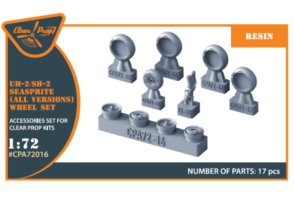 Shop 1/72 UH-2 SEASPRITE (all versions) wheel set Scale Plastic Models and Accessories. Resin Parts. Clear Prop Models Online Store