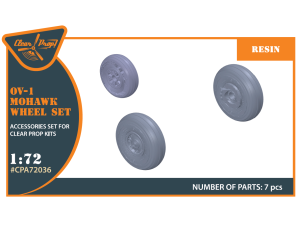 Shop 1/72 OV-1 A/B/C/D Mohawk wheels set Scale Plastic Models and Accessories. Resin Parts. Clear Prop Models Online Store